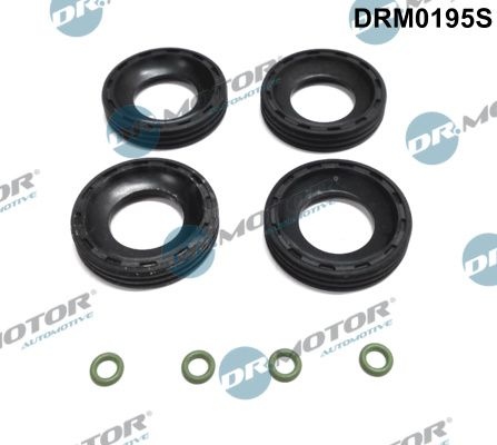 DR.MOTOR AUTOMOTIVE Gaskets FORD,FIAT,PEUGEOT DRM0195S 1609848280,1982A0,1609848280 Seal Kit, injector nozzle 1982A0,1609848280,1609848280,1982A0