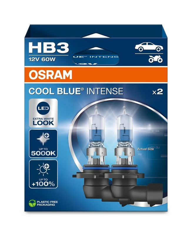 OSRAM 4062172388269 COOL BLUE INTENSE Halogen bulb 60W 12V HB3 Car...