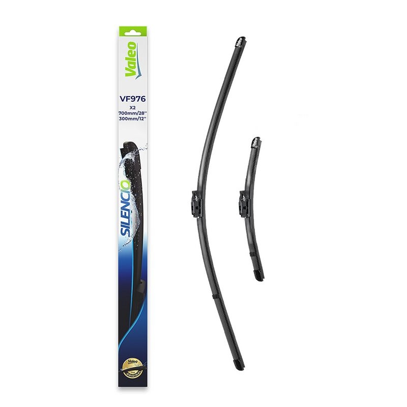 VALEO Wiper blade SILENCIO FLAT BLADE SET Front 577976 Windscreen wiper,Window wiper RENAULT,Clio V Schrägheck (BF)