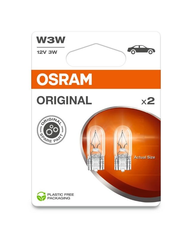 OSRAM 4062172395847 Indicator bulb Standard W3W 3W 12V Car Light Bulbs