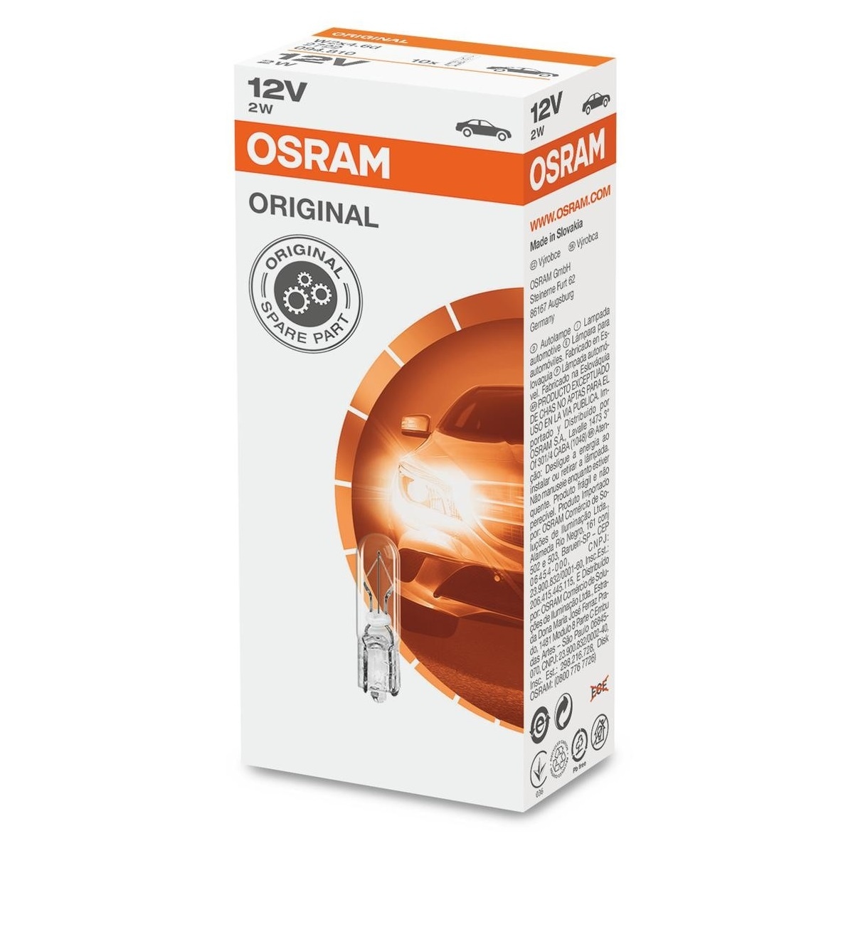 Osram Original W2W 12V2W