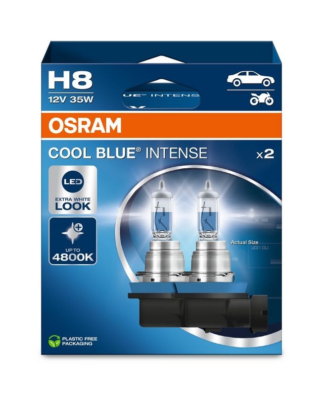 OSRAM 4062172387750 COOL BLUE INTENSE Halogen bulb H8 35W 12V Car ...