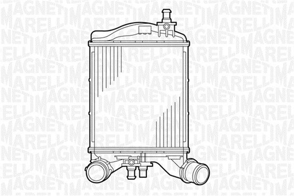 Magneti Marelli Intercooler Laddluftkylare Abarth Mst153 Storlek 2