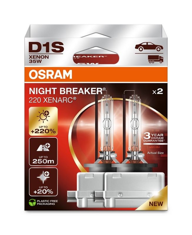 Osram 66140XN2-2HB Xenon bulb Night Breaker 200 D1S 35W 85V Vehicl...