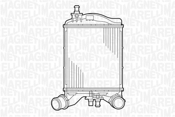 Magneti Marelli Intercooler Laddluftkylare Abarth Mst152 Storlek 2