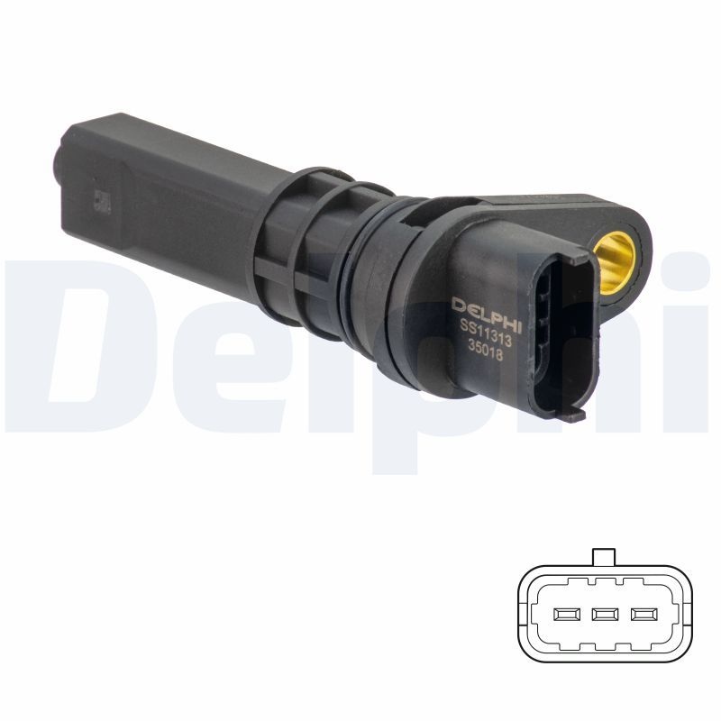 DELPHI Sensors SS11313 Sensor, speed OPEL,VAUXHALL,Astra H Schrägheck (A04),Astra H Caravan (A04),Astra G CC (T98),Zafira A (T98),Astra H GTC (A04)