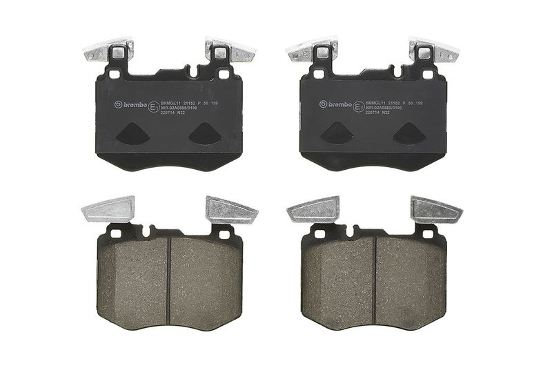 BREMBO Brake pad set PRIME LINE prepared for wear indicator P 50 159 Brake pads,Brake pad set, disc brake MERCEDES-BENZ,GLC (X253),GLC Coupe (C253)