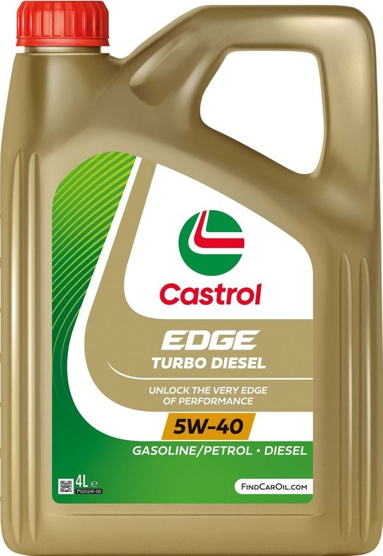 CASTROL Engine oil Castrol EDGE Turbo Diesel 5W-40 Capacity: 4l, Synthetic Oil 15F819