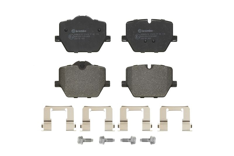 BREMBO Brake pad set PRIME LINE prepared for wear indicator P 06 116 Brake pads,Brake pad set, disc brake BMW,TOYOTA,ALPINA,3 Touring (G21)