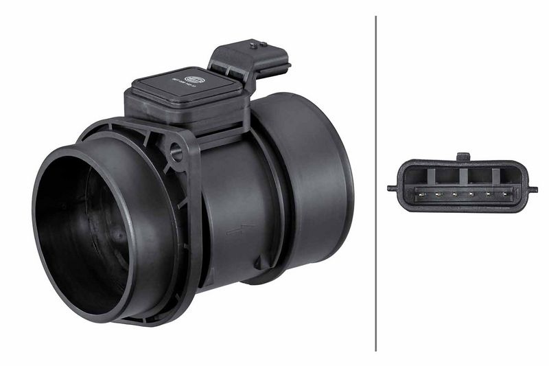 HELLA Mass air flow sensor OPEL,RENAULT,NISSAN 8ET 009 142-131 93856812,1658000Q0A,22680JD50A 1658000Q0A,22680JD50A,4416861,93856812,8200280060