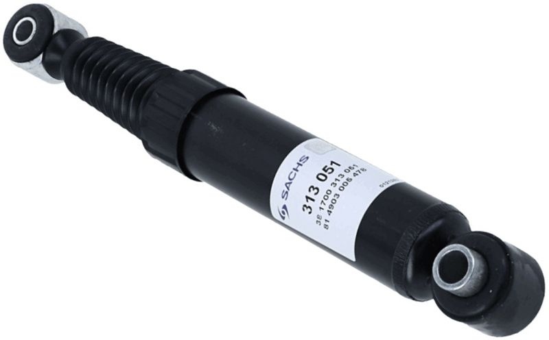 SACHS Shock absorber Oil Pressure 313 051 Shocks,Shock absorbers PEUGEOT,206 Schrägheck (2A/C),206 CC (2D),206+ Schrägheck (2L_, 2M_),206 SW (2E/K)