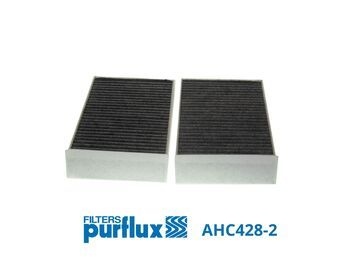 PURFLUX Pollen filter Activated Carbon Filter AHC428-2 Filter, interior air,Cabin filter BMW,MINI,2 Gran Tourer (F46),X1 (F48),2 Active Tourer (F45)