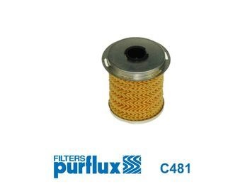 PURFLUX Fuel Filter Filter Insert C481 RENAULT,DACIA,CLIO II (BB0/1/2_, CB0/1/2_),KANGOO (KC0/1_),Scénic I (JA0/1_, FA0_),KANGOO Express (FC0/1_)