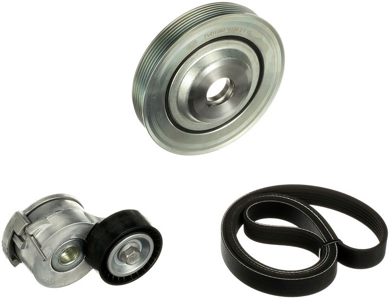 GATES V-ribbed belt set PEUGEOT,CITROËN K026PK1245 6PK1245,T39186,TVD1090 Serpentine belt kit,Auxiliary belt kit,Poly V-belt kit,V-ribbed belt kit