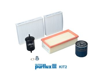 PURFLUX Filter Set KIT2  PEUGEOT,CITROËN,DS,208 I Schrägheck (CA_, CC_),2008 Kombi (CU_),208 Kastenwagen (CR_),DS3,C3 III (SX),DS3 Cabriolet