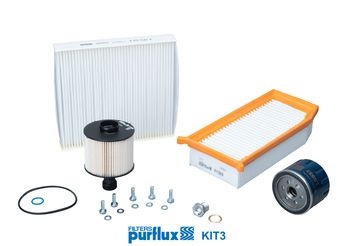 PURFLUX Filter Set KIT3  RENAULT,Captur (J5_, H5_)