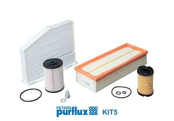 PURFLUX Filter Set KIT5  VW,AUDI,SKODA,GOLF VI (5K1),GOLF PLUS (5M1, 521),Golf VI Variant (AJ5),Golf VI Cabrio (517),Jetta Mk5 (1K)