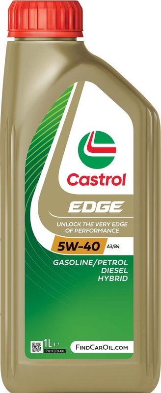 CASTROL Engine oil Castrol EDGE 5W-40 A3/B4 Capacity: 1l, Synthetic Oil 15F716