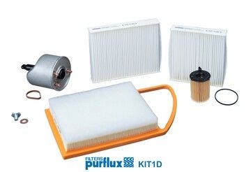 PURFLUX Filter Set KIT1D  PEUGEOT,CITROËN,DS,207 (WA_, WC_),207 CC (WD_),208 I Schrägheck (CA_, CC_),2008 Kombi (CU_),208 Kastenwagen (CR_)