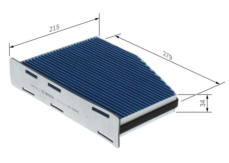BOSCH Pollen filter FILTER+pro with fungicidal effect 0 986 628 615 Filter, interior air,Cabin filter VW,AUDI,SKODA,Golf V Schrägheck (1K1)