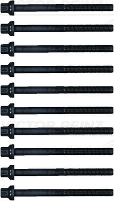 Bultsats topplock