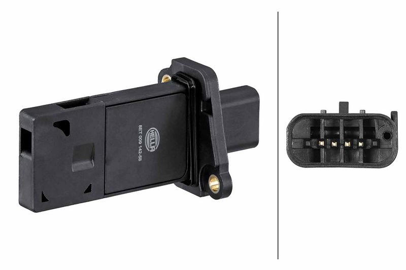 HELLA Mass air flow sensor FORD,FIAT,PEUGEOT 8ET 009 142-581 9658127480,1920KQ,9657127480 9658127480,1920KQ,9657127480,9658127480,9657127480,1376235