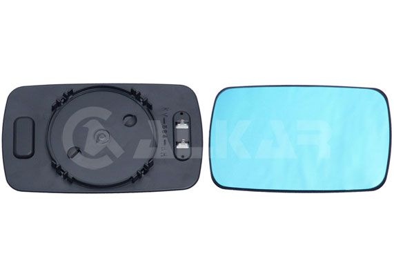 ALKAR Wing Mirror Glass Right 6432485 Side Mirror Glass,Mirror Glass BMW,3 Limousine (E46),3 Touring (E46),3 Cabrio (E36),3 Limousine (E36)