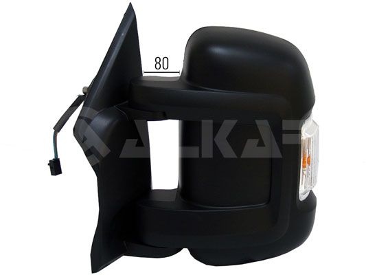 ALKAR Wing mirror OPEL,FIAT,PEUGEOT 9227922 8153PJ,815457,8154NW Outside mirror,Side mirror,Door mirror,Side view mirror,Offside wing mirror 735440417