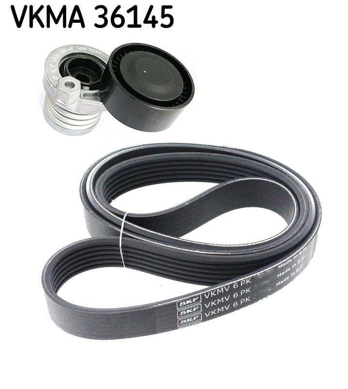 SKF V-ribbed belt set MERCEDES-BENZ,RENAULT,NISSAN VKMA 36145 117202495R,117208309R,117501113R 117504048R,0039935196,6072000070,6072000100,6079930296