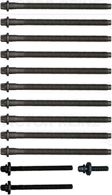REINZ Cylinder Head Bolt Kit OPEL,BMW,PEUGEOT 14-32347-01 11127560274,7560274,0204C1 Bolt Kit, cylinder head 0204C1,11127560274,7560274,0204C1,3557975