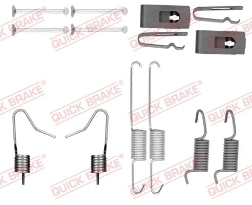 QUICK BRAKE Accessory Kit, parking brake shoes 105-0898  RENAULT,TOYOTA,NISSAN,KOLEOS (HY_),Yaris Schrägheck (_P1_),AVENSIS Kombi (T25)