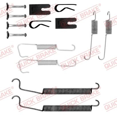 QUICK BRAKE Accessory Kit, brake shoes 105-0805 PEUGEOT,CITROËN,1007 (KM_),C3 I Schrägheck (FC_, FN_),C2 Schrägheck (JM),C3 II (SC_),C3 Pluriel (HB_)