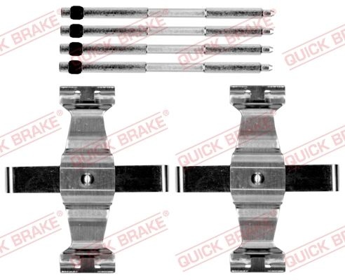 QUICK BRAKE Accessory Kit, disc brake pads 109-0109  BMW,LAND ROVER,5 Touring (G31),5 Limousine (G30, F90),3 Touring (G21),X3 (G01, F97)