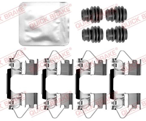 QUICK BRAKE Accessory Kit, disc brake pads 109-0091 OPEL,SUZUKI,Crossland X (P17),VITARA (LY),SX4 S-Cross (JY)
