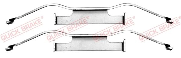 QUICK BRAKE Accessory Kit, disc brake pads 109-1680 VW,OPEL,FIAT,Transporter V Bus (7HB, 7HJ, 7EB, 7EJ, 7EF, 7EG, 7HF, 7EC)