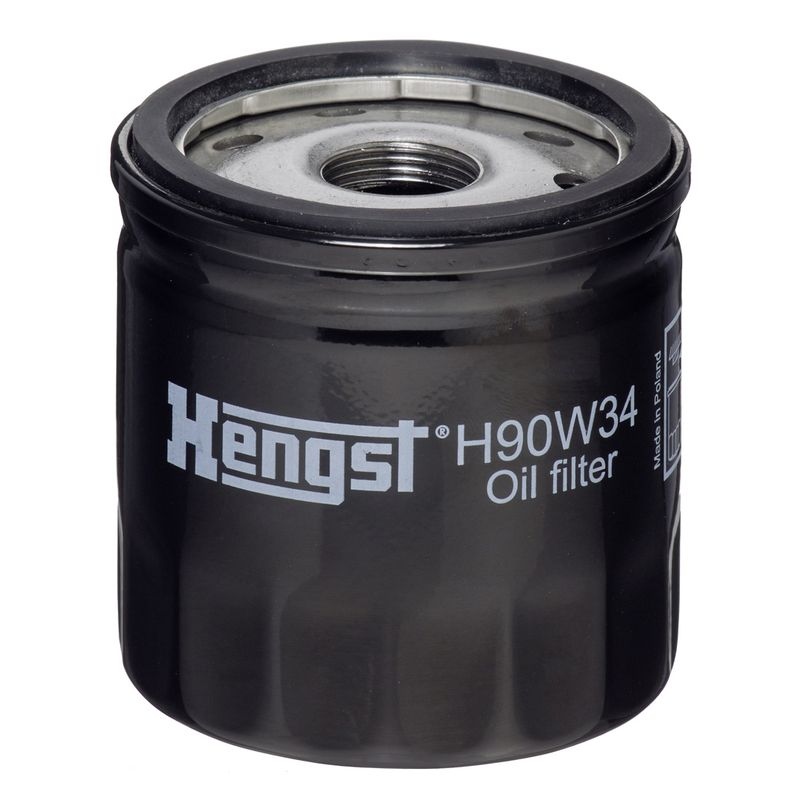 HENGST FILTER Oil filter FORD,FIAT,PEUGEOT H90W34 1637767680,9808867880,9808867880 Engine oil filter 1812551,2128722,2279222,2385700,AMBK2Q6714AA