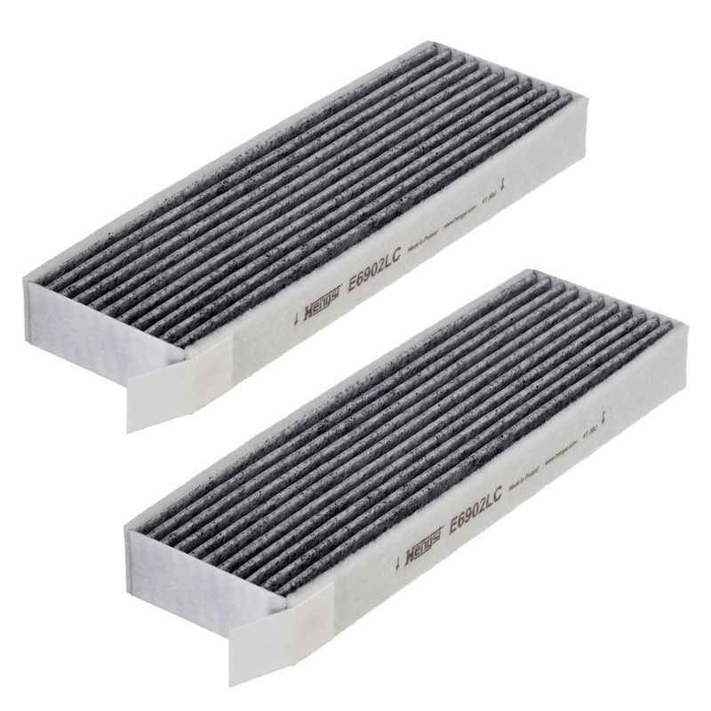 HENGST FILTER Pollen filter Activated Carbon Filter E6902LC-2 Filter, interior air,Cabin filter OPEL,PEUGEOT,CITROËN,Corsa F,MOKKA