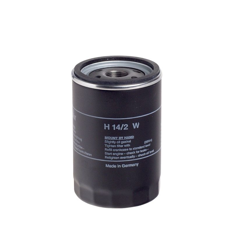 HENGST FILTER Oil filter VW,AUDI,RENAULT H14/2W 12028497,1202849700,1202849700ED1 Engine oil filter 97076483,9709000103,05710632,05711401,MLS000702