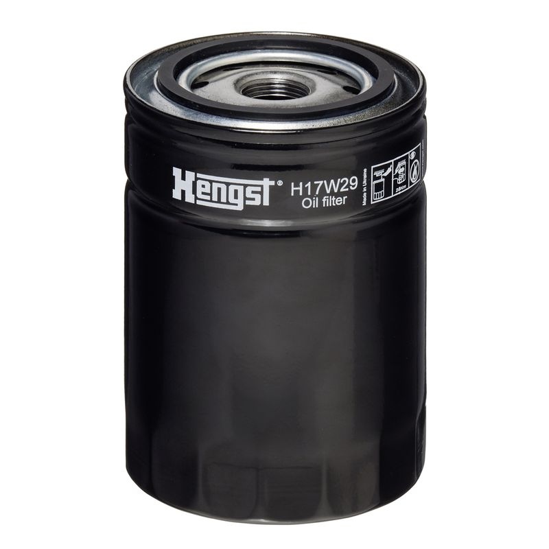 HENGST FILTER Oil filter FIAT,PEUGEOT,CITROËN H17W29 1109AG,1109AT,1109Z8 Engine oil filter 1602627580,1606267580,08094864,6000633315,71741510,8094864