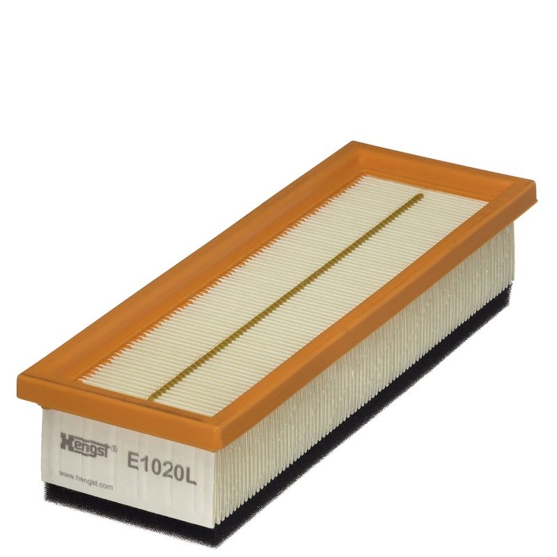 HENGST FILTER Air filter Filter Insert E1020L Engine air filter,Engine filter FORD,FIAT,ALFA ROMEO,KA (RU8),GRANDE PUNTO (199),PANDA (169),500 (312)