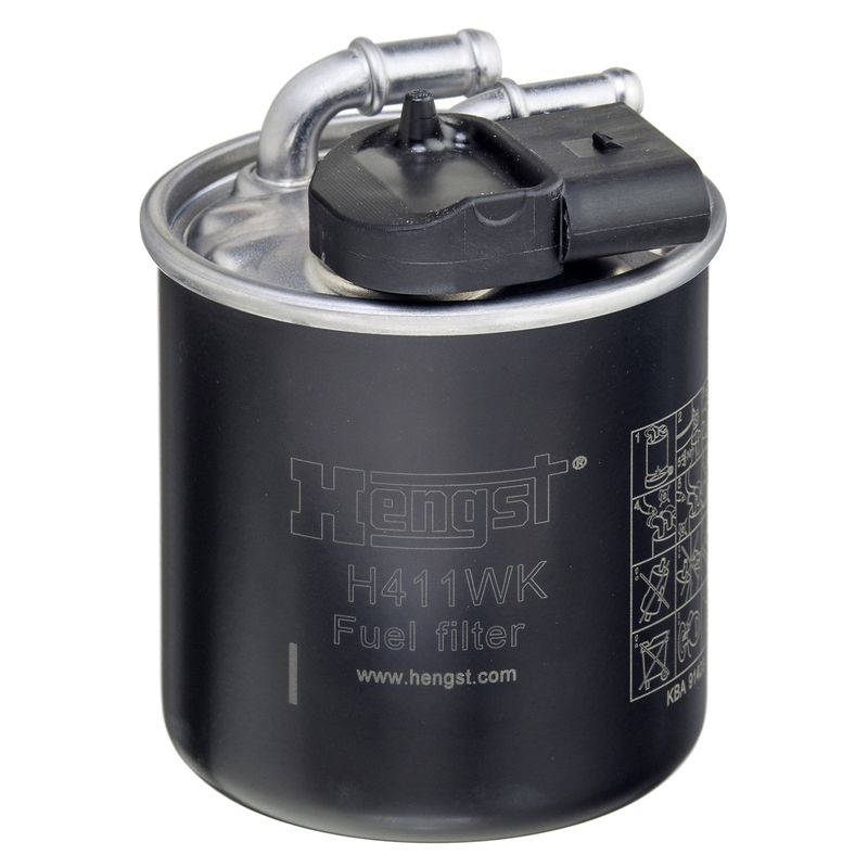 HENGST FILTER Fuel Filter In-Line Filter H411WK  MERCEDES-BENZ,SPRINTER 3,5-t Kasten (906),VITO Bus (W639),VIANO (W639),VITO / MIXTO Kasten (W639)
