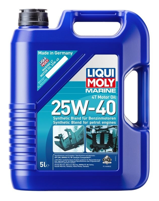 Liqui Moly 25027 Marine 4T 4-Stroke Engine Oil 5L High Performance