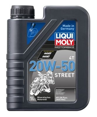 Liqui Moly 1500 Motorbike 4T Engine Oil 4-stroke 20W-50 1L Lubricants