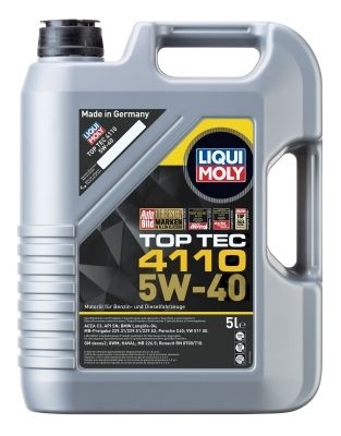 Liqui Moly 21479 Top Tec Engine Oil 5W-40 5L High-Tech Synthesis Based