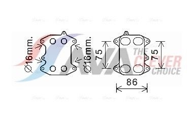 Oljekylare motor