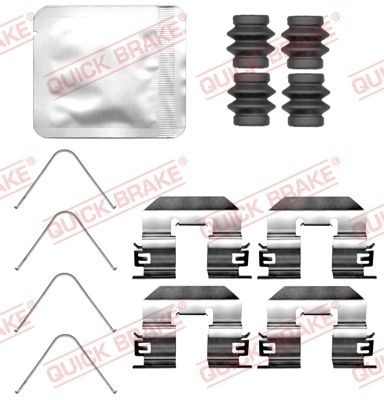 QUICK BRAKE Accessory Kit, disc brake pads 109-0117 HYUNDAI,KIA,i10 (IA),i10 Stufenheck,i10 Cargo (BA, IA),Accent V Limousine (HC)