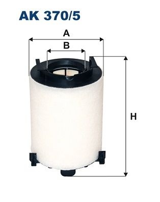 Filtron Luftfilter Ak 3705 Volkswagen Ak370/5 Storlek 2
