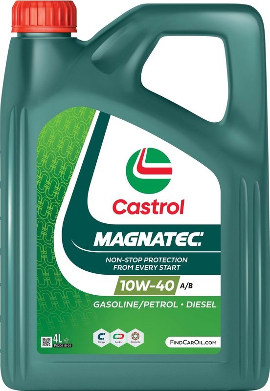 CASTROL Engine oil Castrol Magnatec 10W-40 A/B Capacity: 4l, Part Synthetic Oil 15F7CE