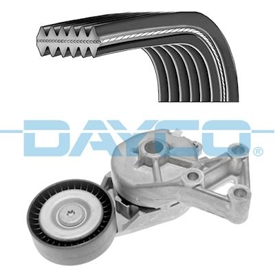 DAYCO V-ribbed belt set VW,AUDI,SKODA KPV267 Serpentine belt kit,Auxiliary belt kit,Poly V-belt kit,V-ribbed belt kit