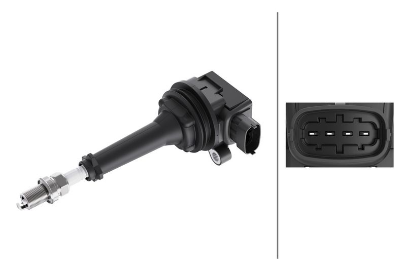 HELLA Ignition coil 5DA 358 000-071 Coil pack,Ignition coil pack VOLVO,V70 II (285),XC90 I (275),S60 I (384),V70 I (875, 876),XC70 Cross Country (295)